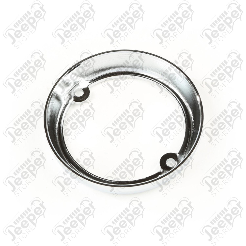 Parking Light Bezel, Chrome 50-64 Willys Jeepster/Trucks/& Wagons
