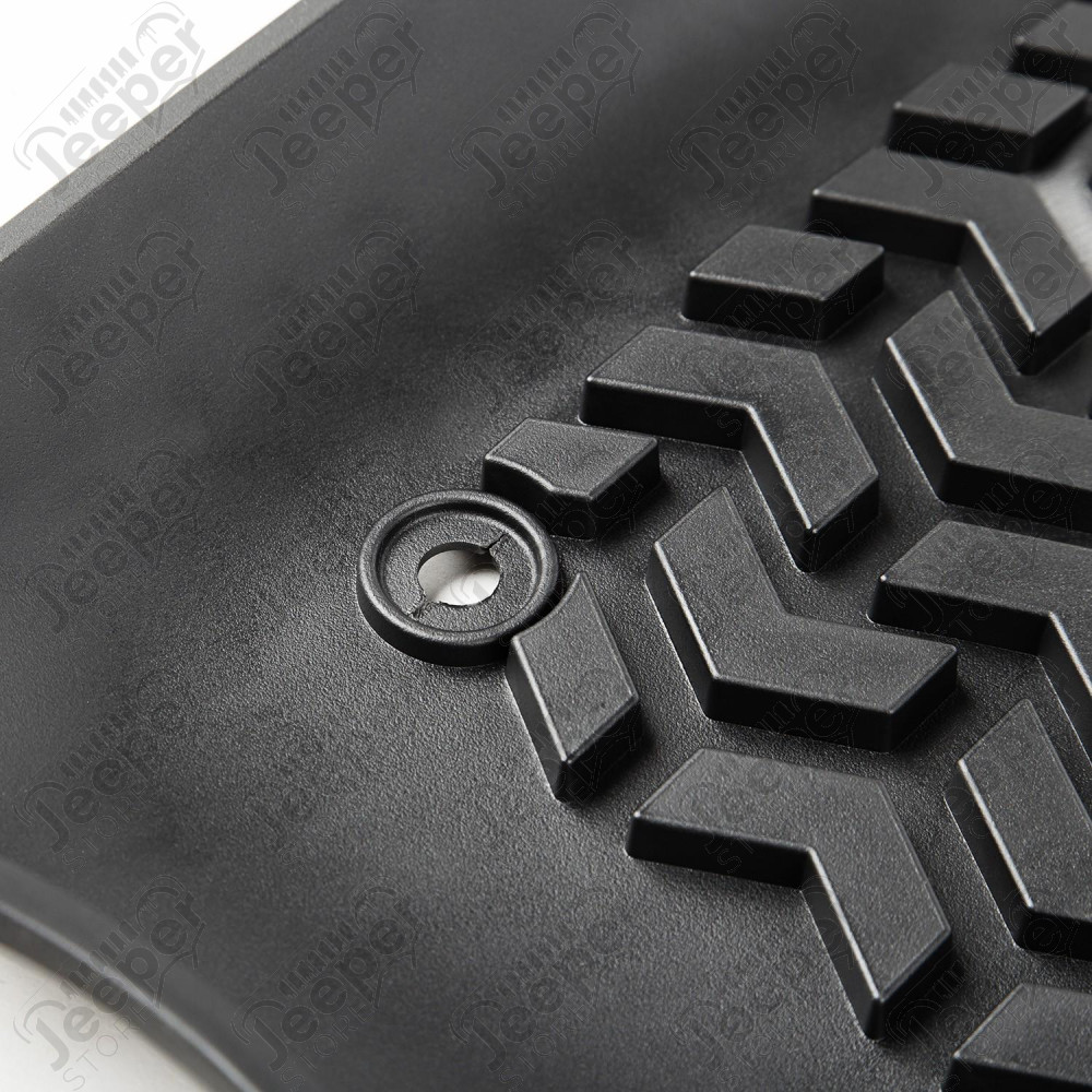 All Terrain Floor Liner, Front Pair, Black 07-18 Jeep Wrangler JK