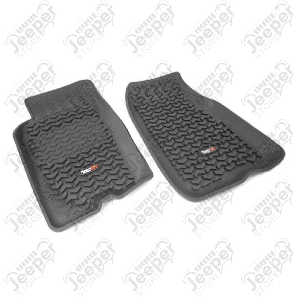 All Terrain Floor Liner, Front Pair, Black; 93-98 Grand Cherokee ZJ