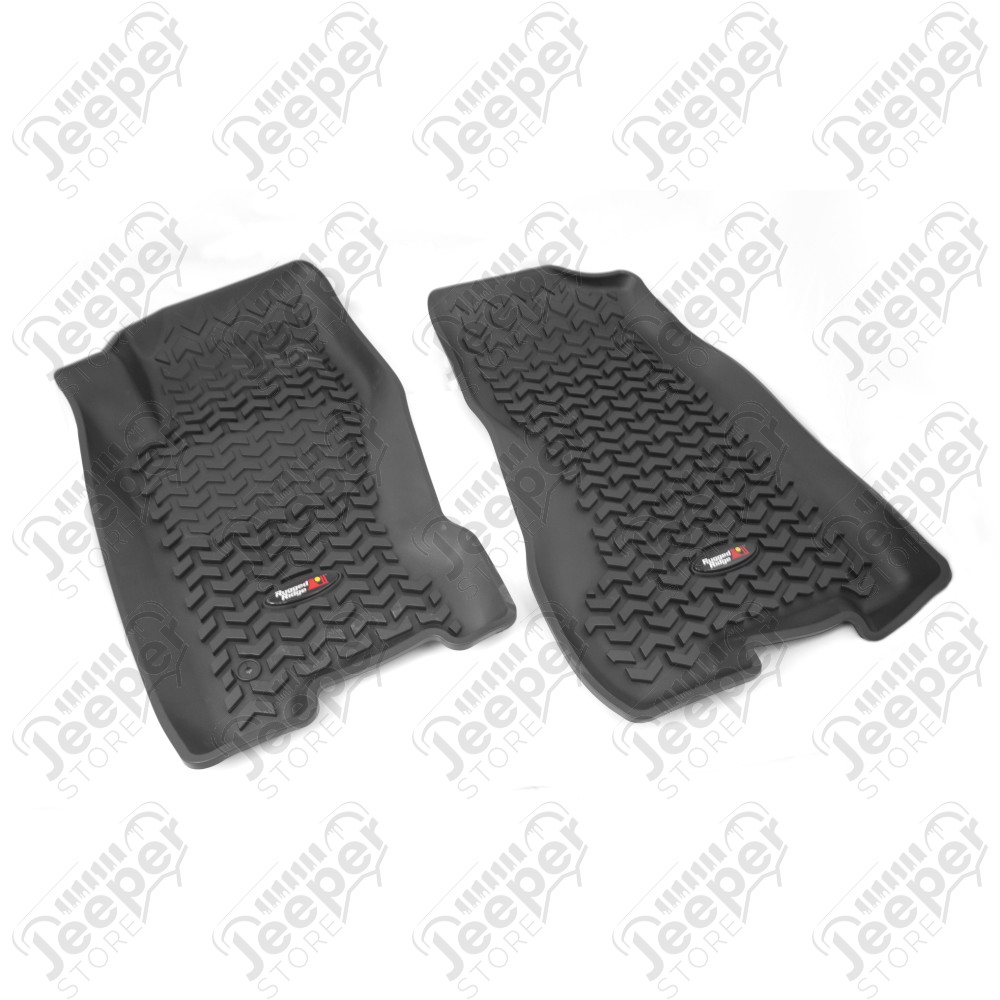 All Terrain Floor Liner, Front Pair, Black; 99-04 Grand Cherokee WJ