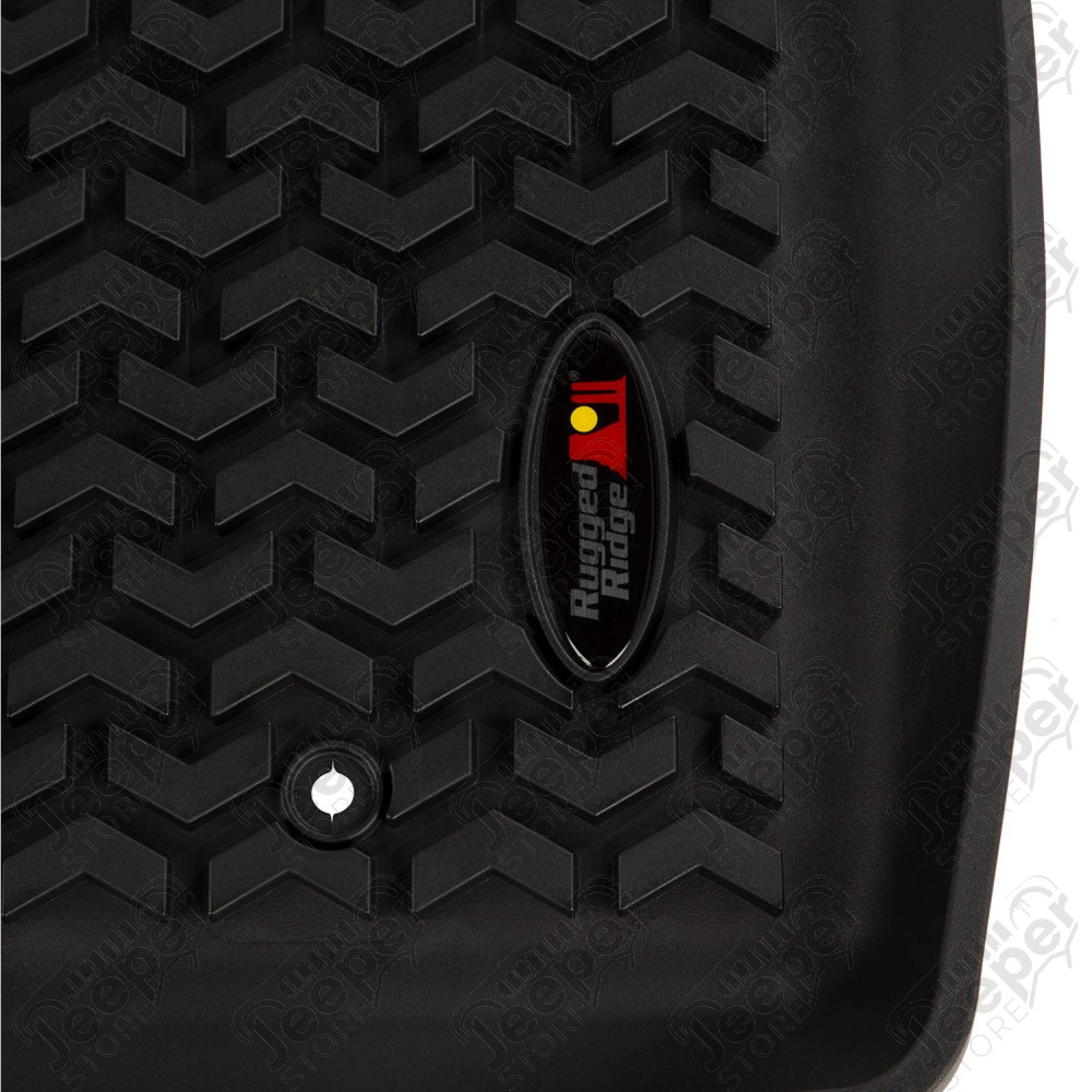 Floor Liner, Front Black, 2018-2020 Jeep Compass
