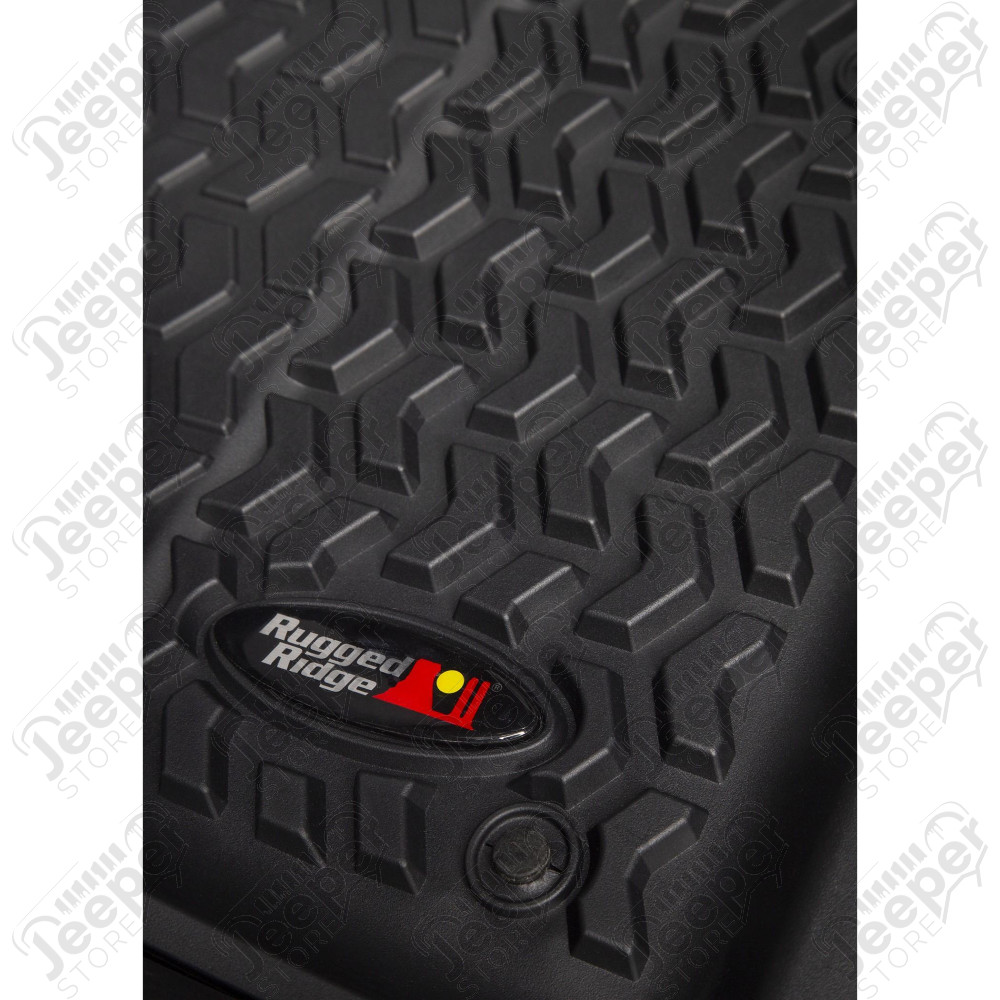 Floor Liner, Front Black 2018-2020 Jeep Wrangler, 2020 Gladiator JL / JT
