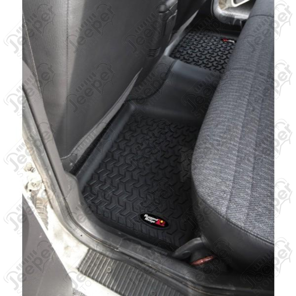 All Terrain Floor Liner, Rear, Black 84-01 Jeep Cherokee XJ