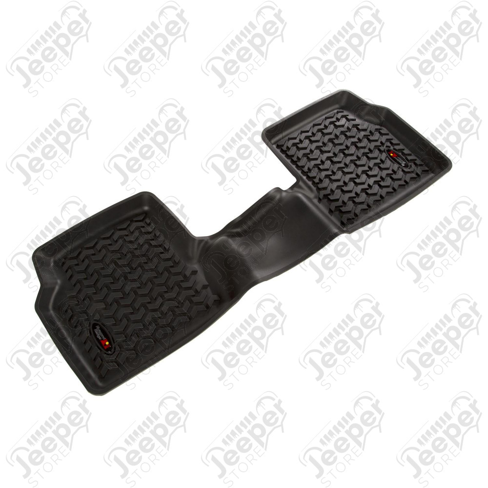 Floor Liner, Rear; Black, 2018-2020 Jeep Compass 