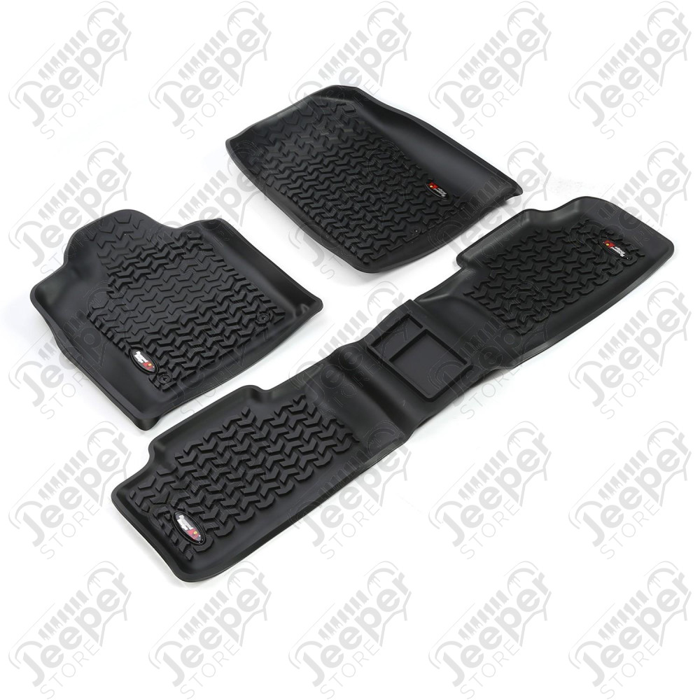 All Terrain Floor Liner Kit, Black; 11-15 Jeep WK/Dodge Durango