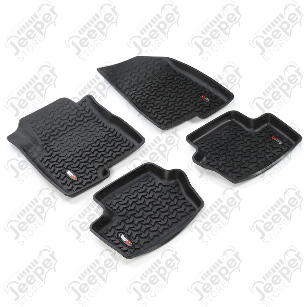 All Terrain Floor Liner Kit, Black; 07-17 Compass/Patriot MK/Caliber