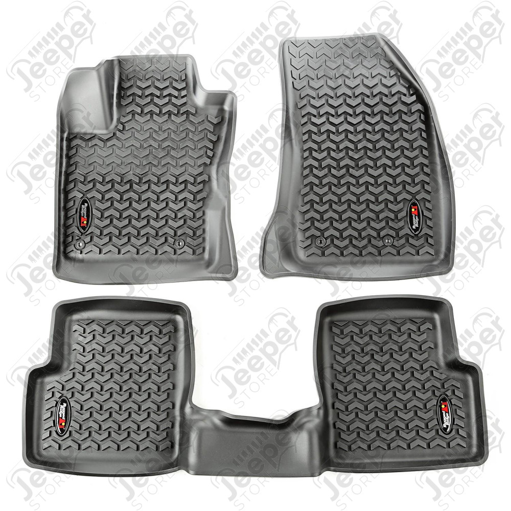 All Terrain Floor Liner Kit, Black 15-18 Jeep Renegade BU