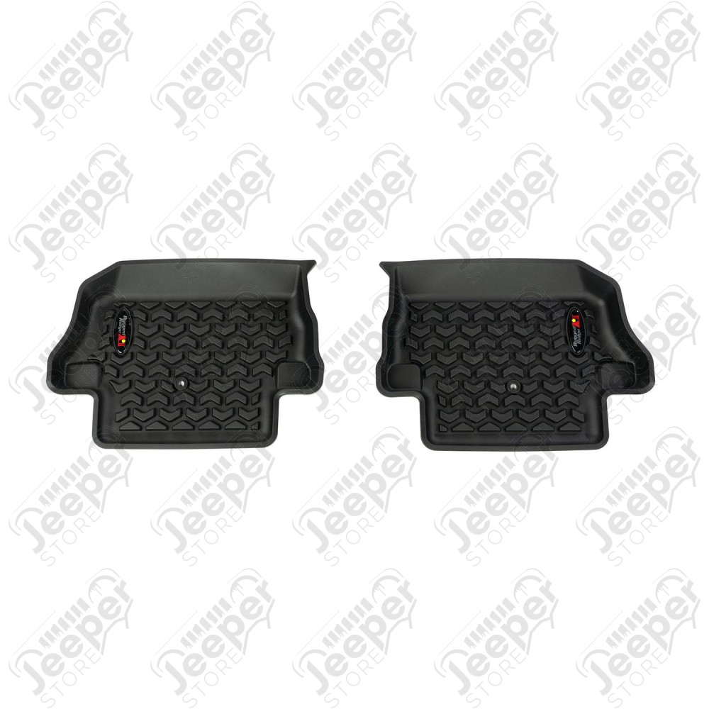 Floor Liner Kit, Blk, F/R 18-20 Wrangler JL, 2Dr