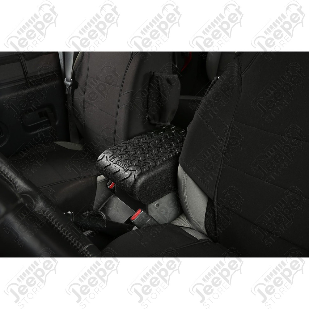 Center Console Cover, Black 07-10 Jeep Wrangler JK