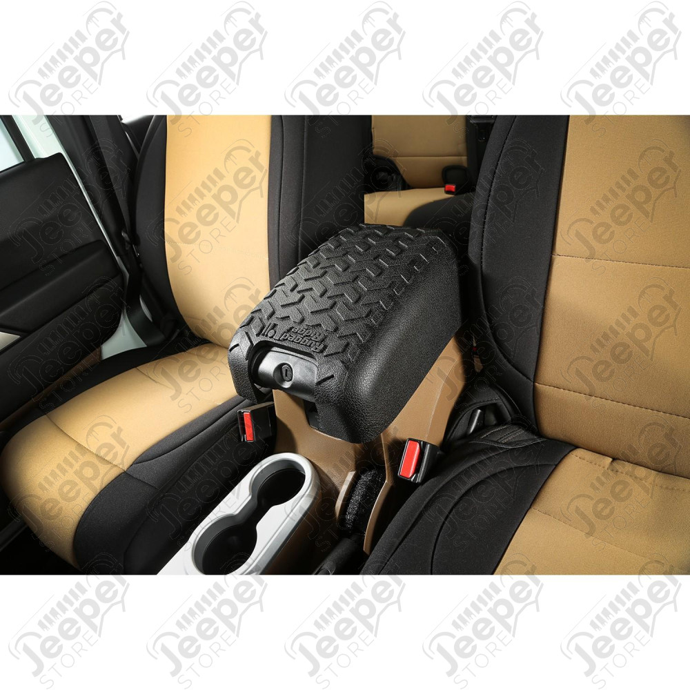 Center Console Cover, Black; 11-18 Jeep Wrangler JK