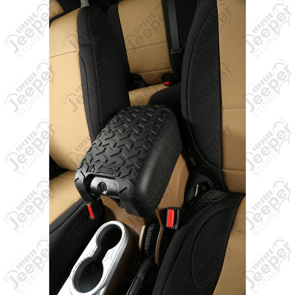 Center Console Cover, Black 11-18 Jeep Wrangler JK
