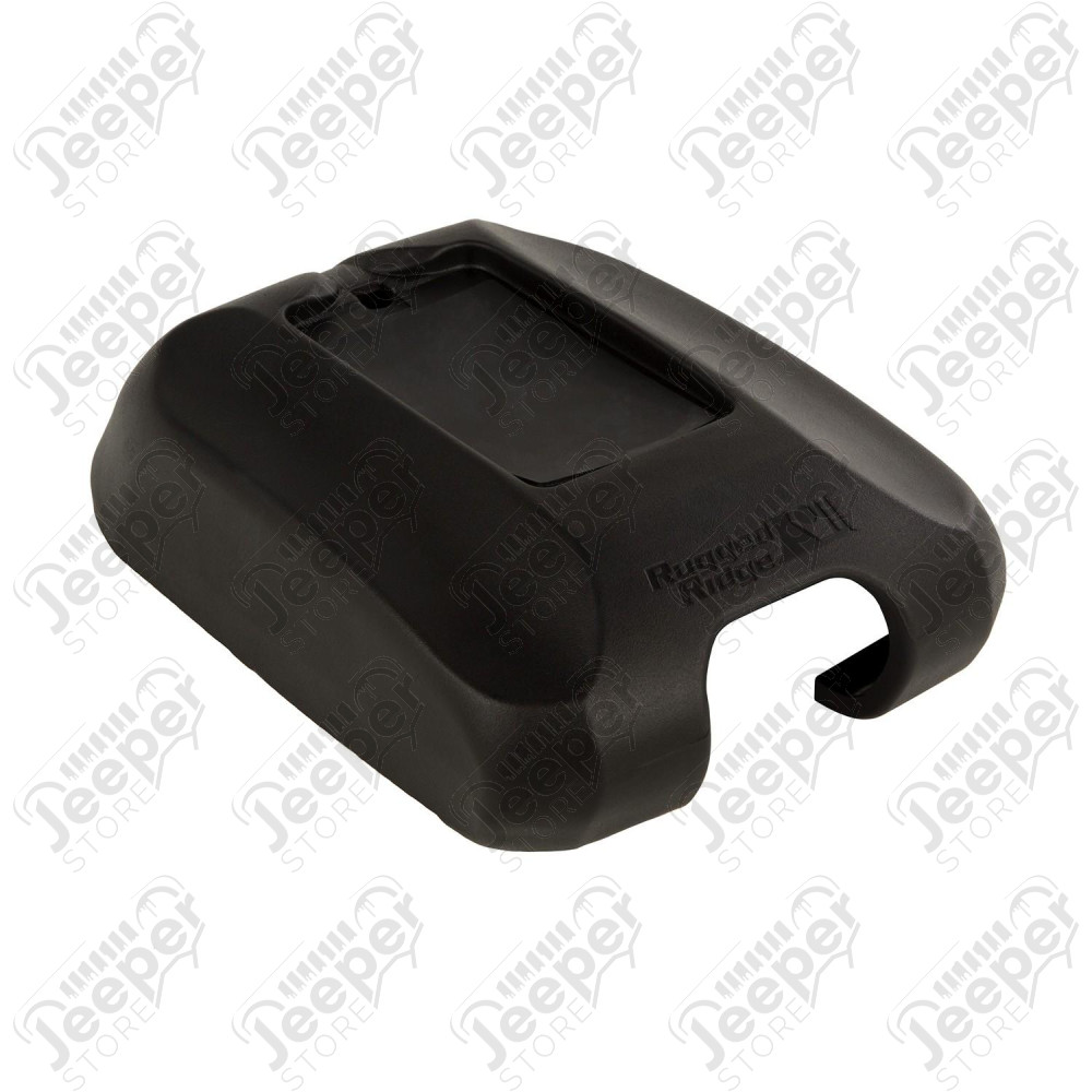 Center Console Cover, W/Phone Holder, Black; 11-18 Jeep Wrangler JK
