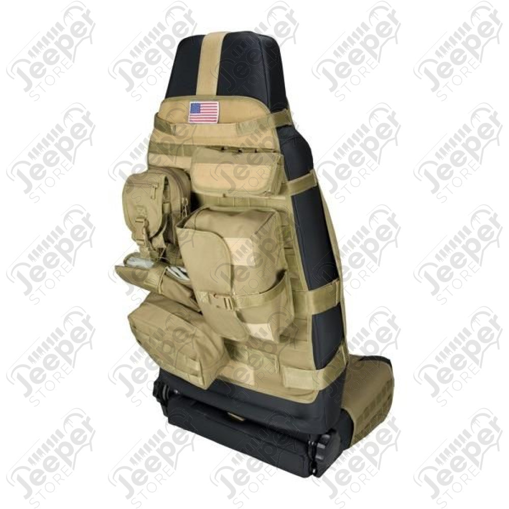 Front Cargo Seat Cover, Tan; 76-20 CJ/Wrangler/JT