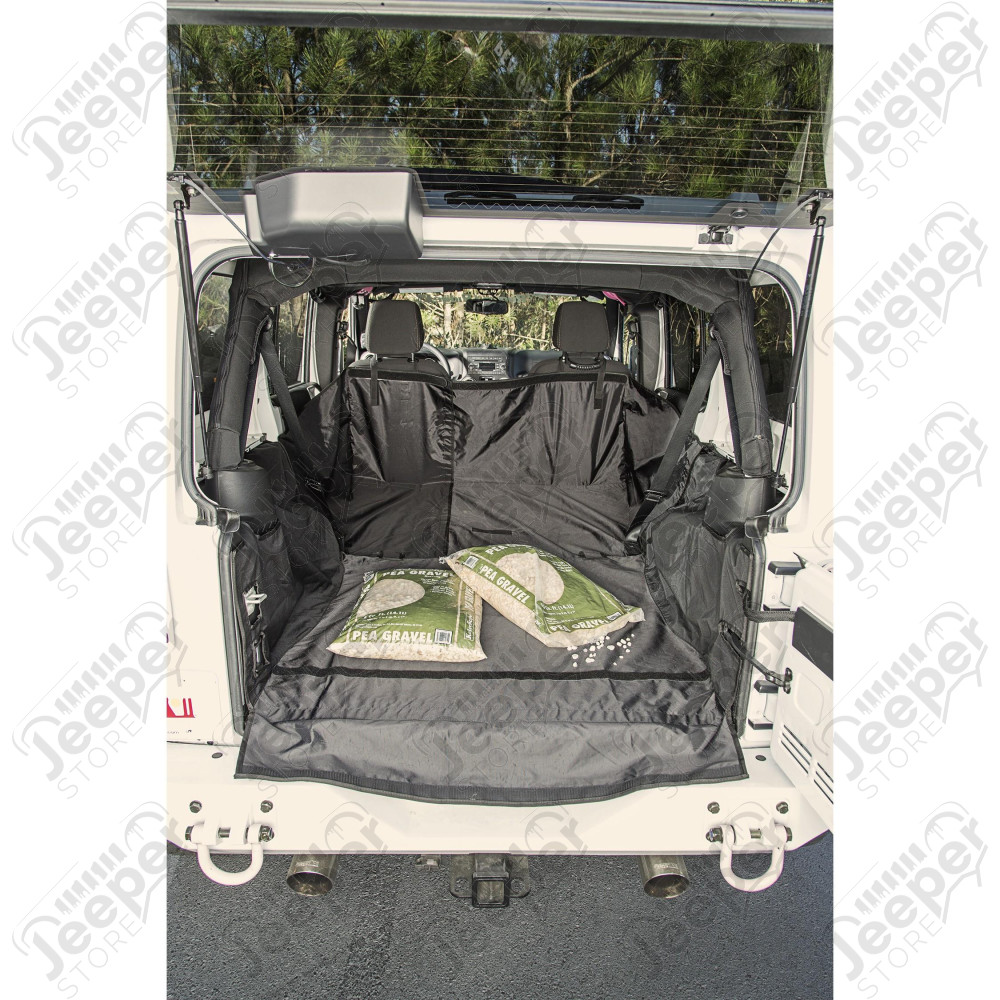C3 Cargo Cover, No Subwoofer; 07-18 Jeep Wrangler JKU, 4 Door