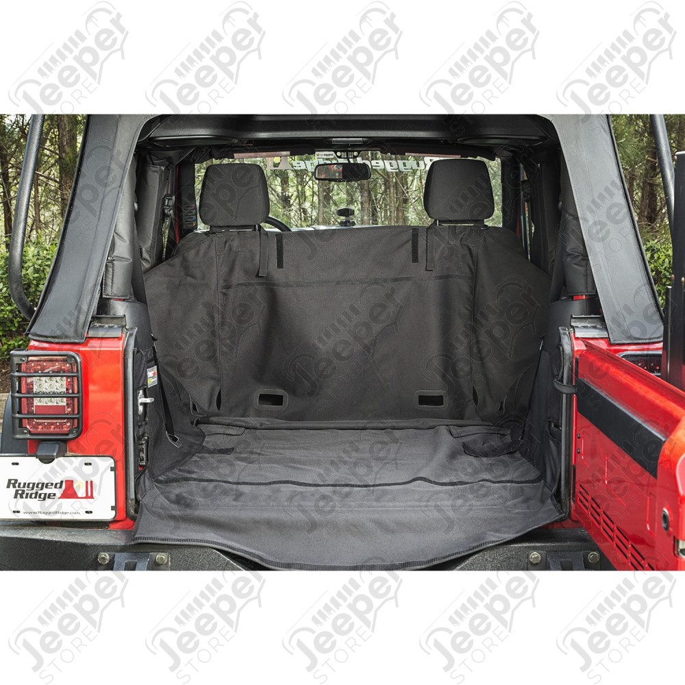 C3 Cargo Cover, No Subwoofer 07-18 Jeep Wrangler JK, 2 Door