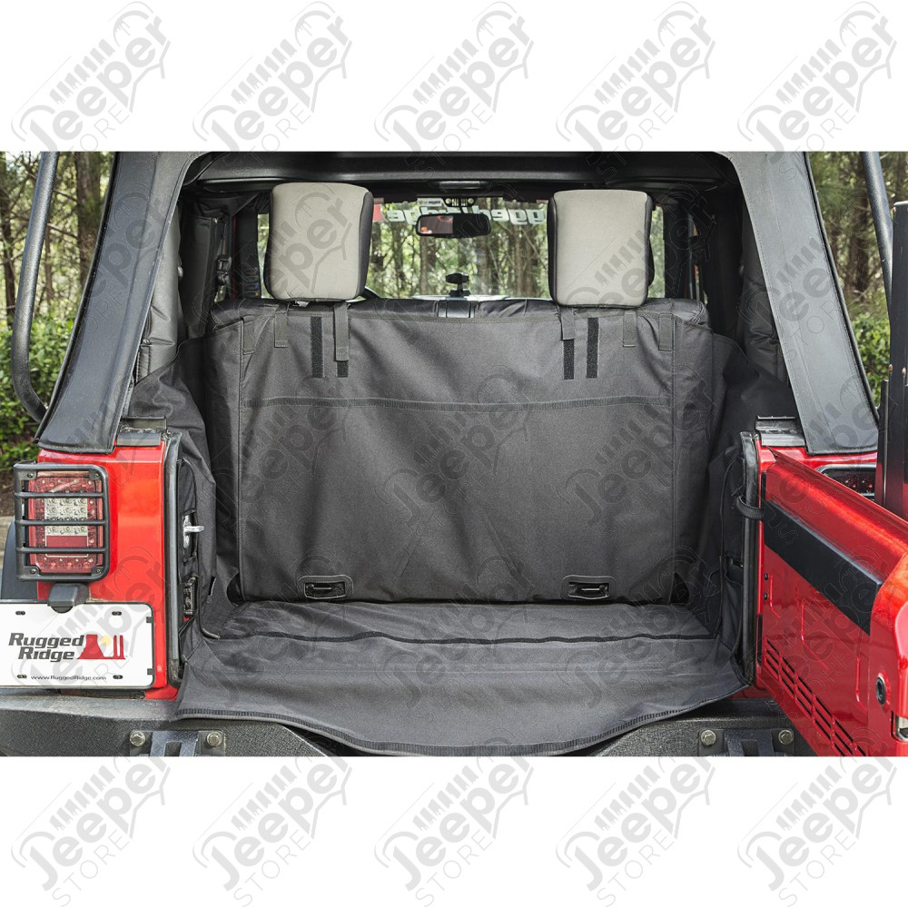 C3 Cargo Cover, No Subwoofer 07-18 Jeep Wrangler JK, 2 Door