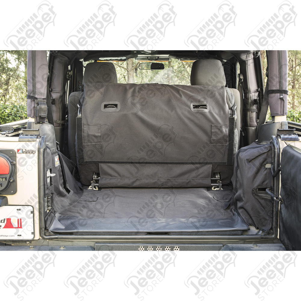 C3 Cargo Cover, Subwoofer; 07-14 Jeep Wrangler JK, 2 Door