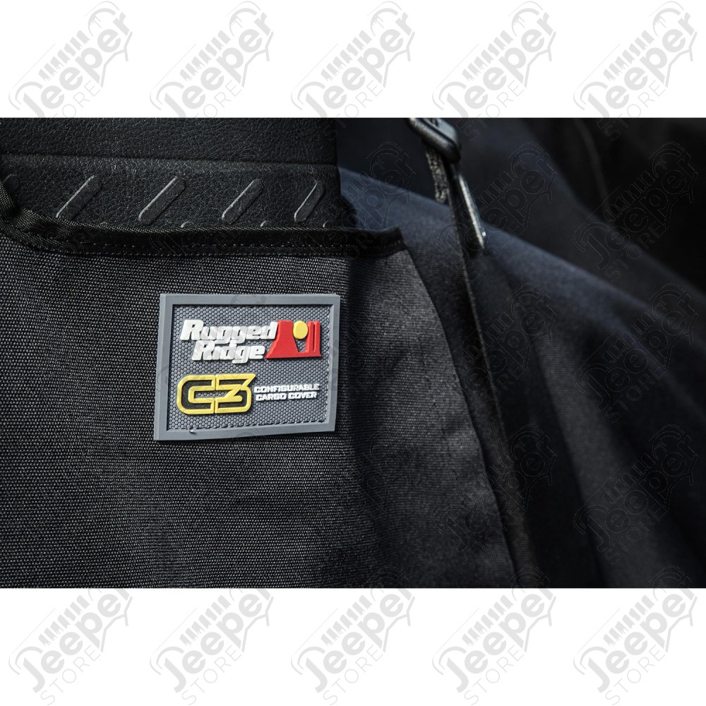 C3 Cargo Cover, Subwoofer 07-14 Jeep Wrangler JK, 2 Door