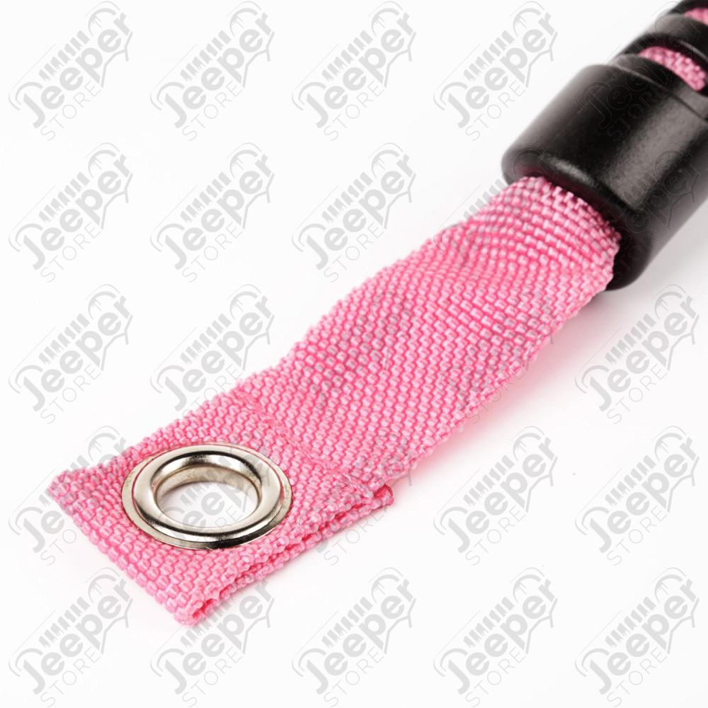 Grab Handle, A-Pillar Mounted, Pink 07-18 Jeep Wrangler JK
