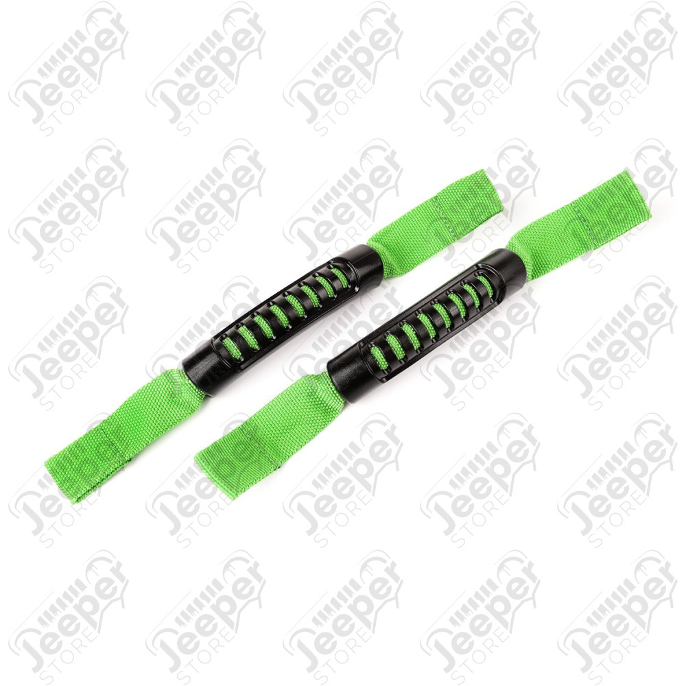 Grab Handle, Seat Mounted, Green; 07-18 Jeep Wrangler JK
