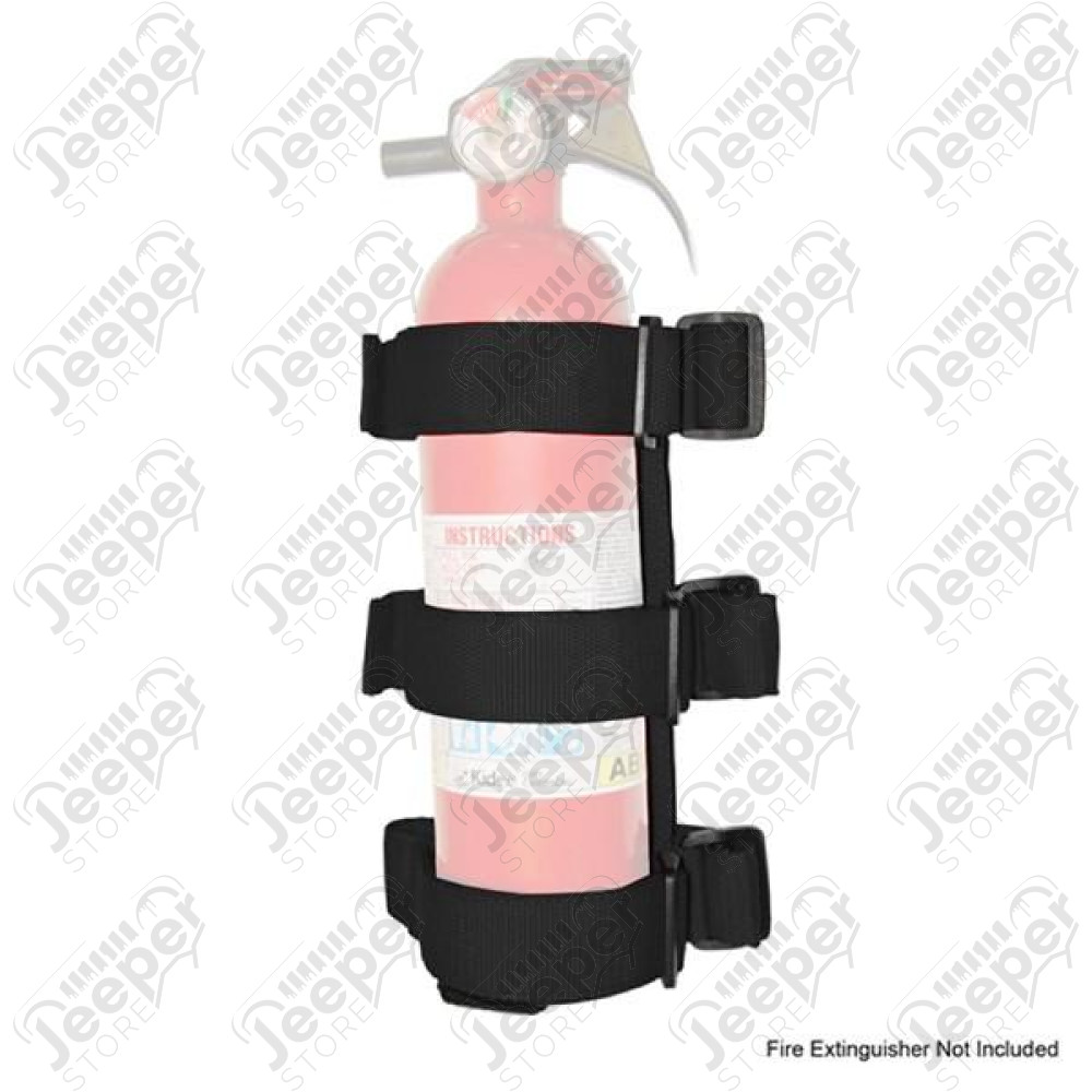 Sport Bar Fire Ext Holder Blk; 55-20 CJ/Wrangler/JT