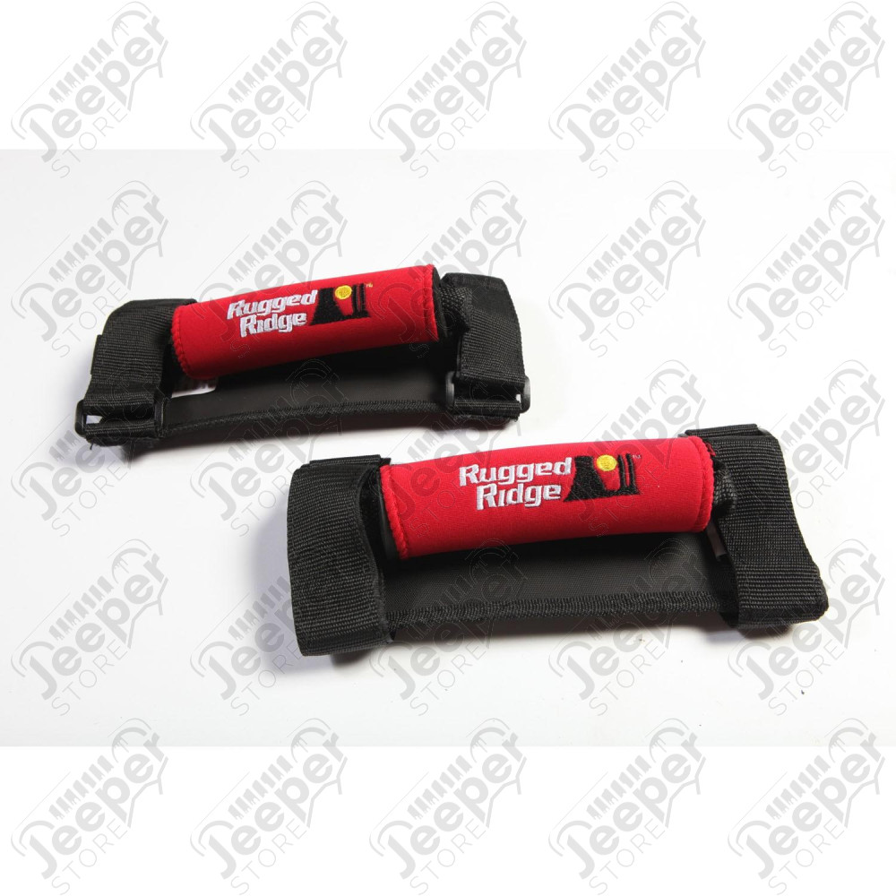 Neoprene Grab Handles, Red; 55-20 CJ/Wrangler/JT