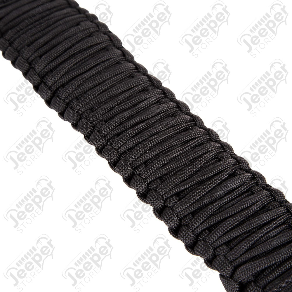 Grab Handle, Paracord, A-Pillar/Seat Mounted, Black 07-18 Wrangler JK