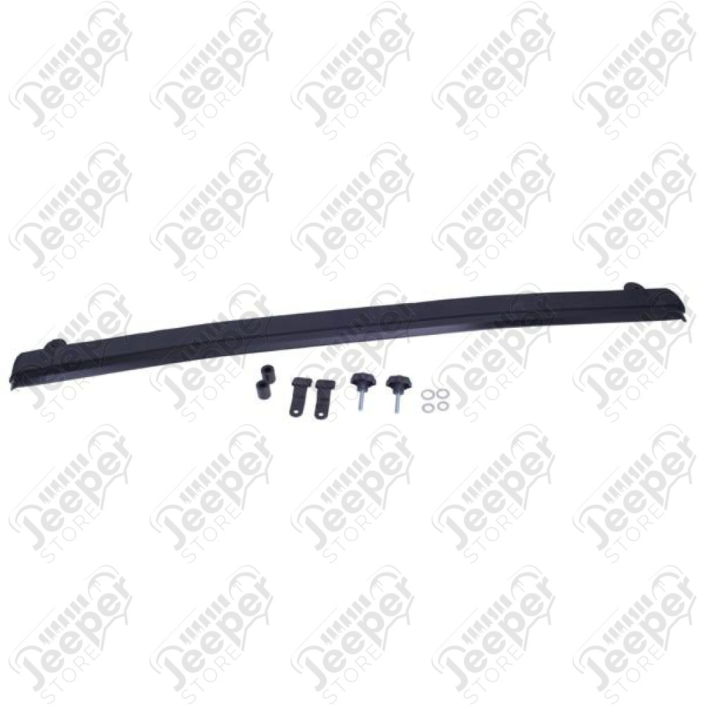 Windshield Header, Front, Aluminum; 07-18 Jeep Wrangler JK