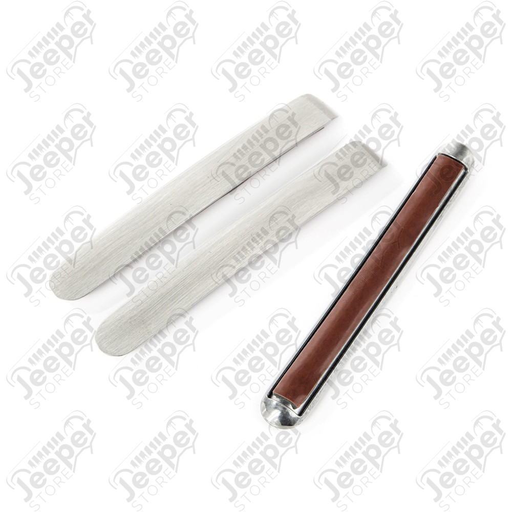Elite Door Handle Inserts, Aluminum 07-18 Jeep Wrangler JK, 2 Door