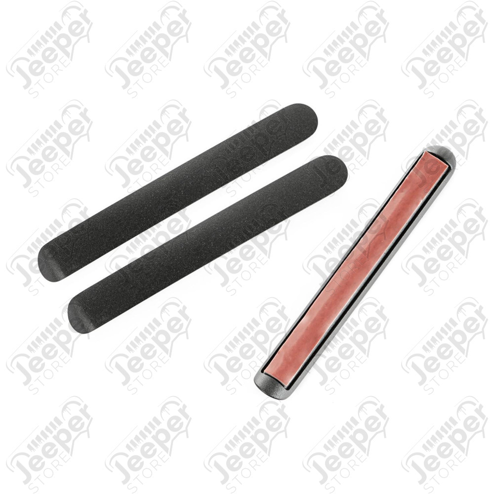 Elite Door Handle Inserts, Black 07-18 Jeep Wrangler JK/JKU, 2 Door