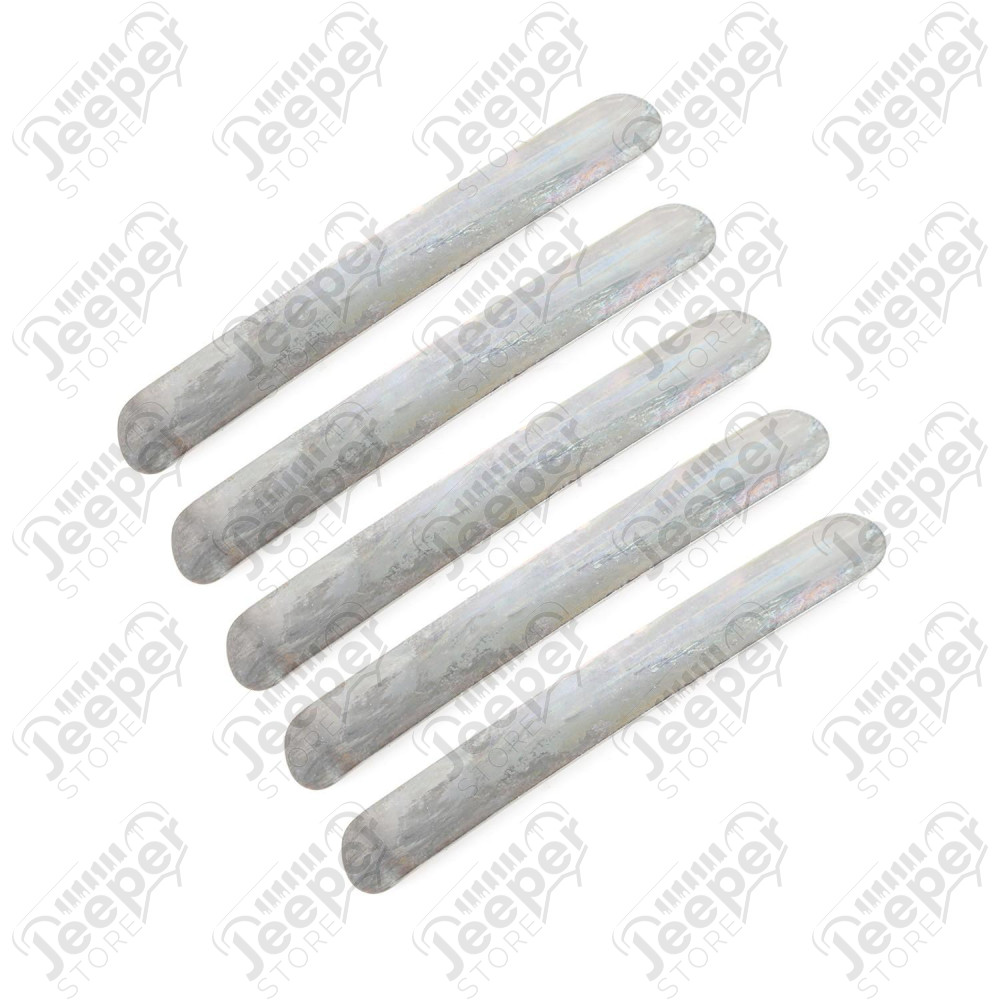 Elite Door Handle Inserts, Paintable; 07-18 Jeep Wrangler JKU, 4 Door