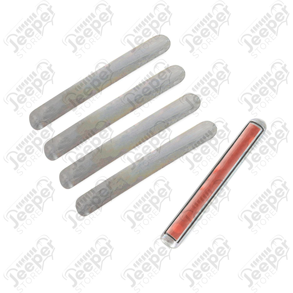 Elite Door Handle Inserts, Paintable 07-18 Jeep Wrangler JKU, 4 Door