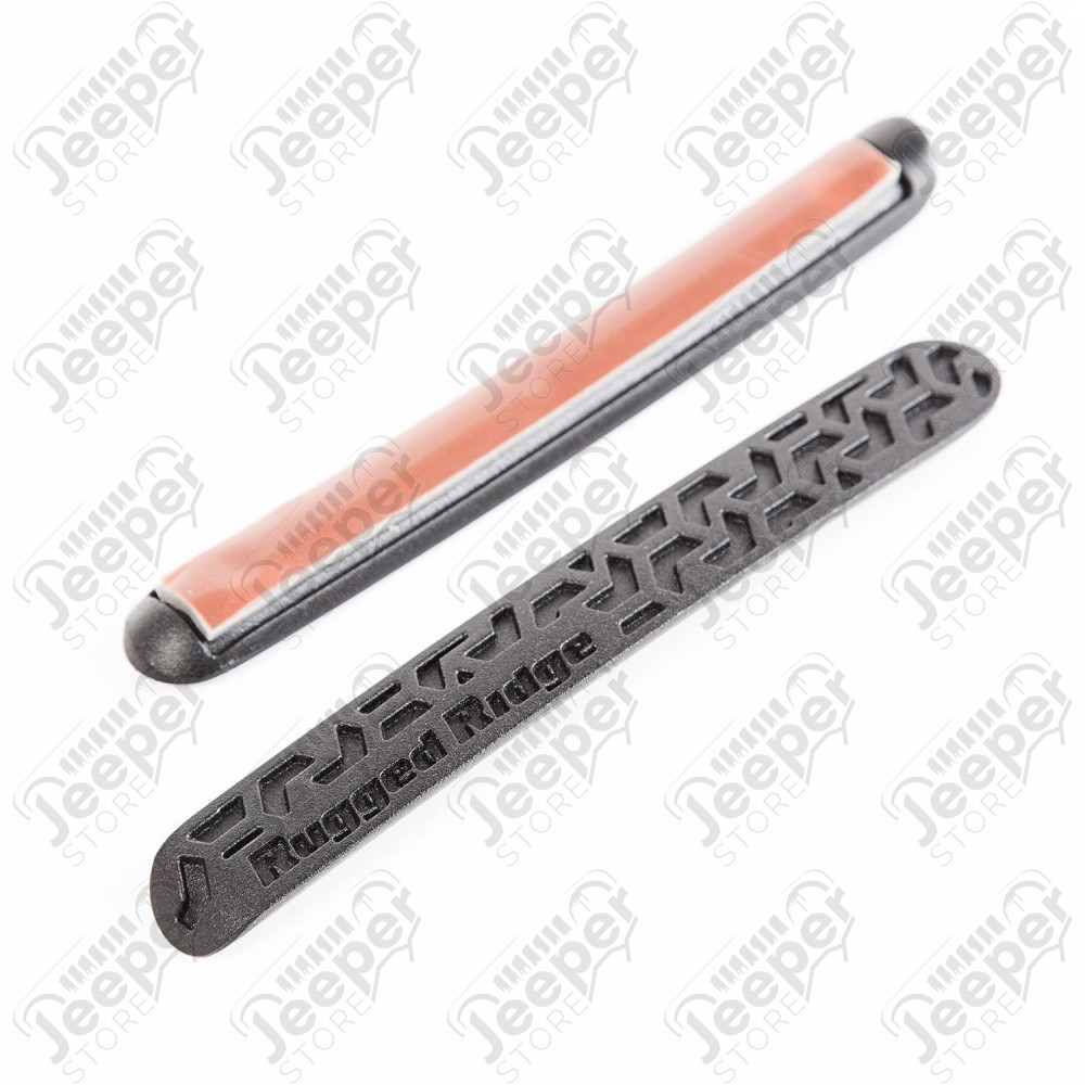 Elite Door Handle Inserts, Black Tread 07-18 JK, 4 Door