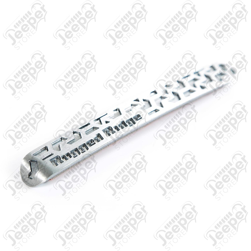 Elite Door Handle Inserts, Brushed Tread, 2-D 07-18 JK