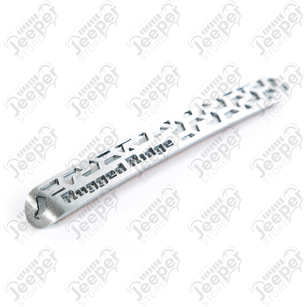 Elite Door Handle Inserts, Brushed Tread, 4-D 07-18 JKU
