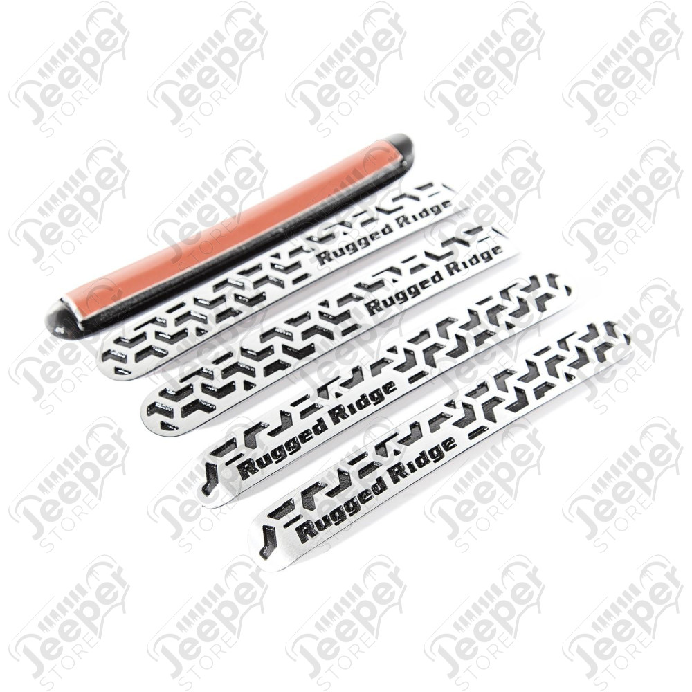 Elite Door Handle Inserts, Contrast Tread 07-18 Wrangler Unlimited