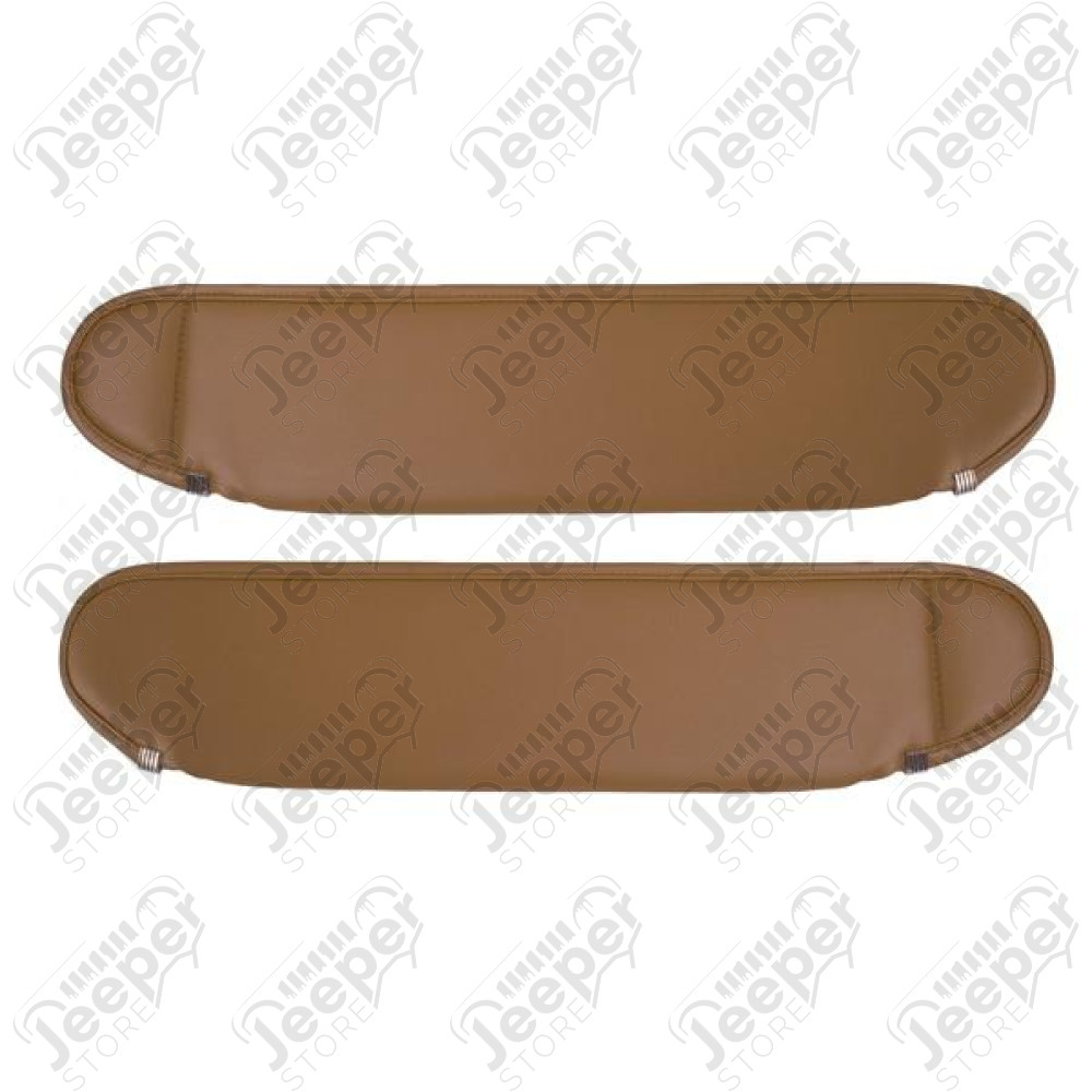 Sun Visor Kit, Spice; 87-95 Jeep Wrangler YJ