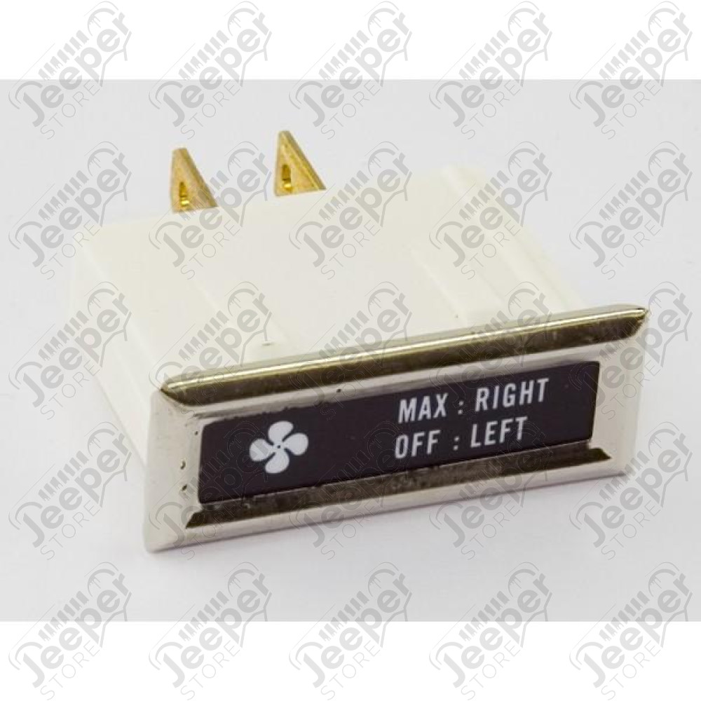 Indicator Light, Fan; 76-86 Jeep CJ