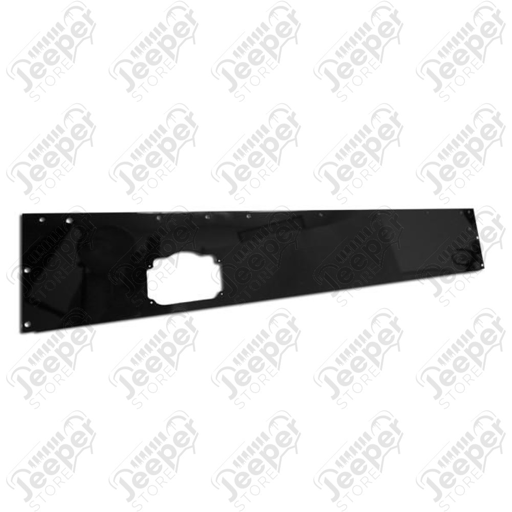 Dash Panel, Black; 76-86 Jeep CJ