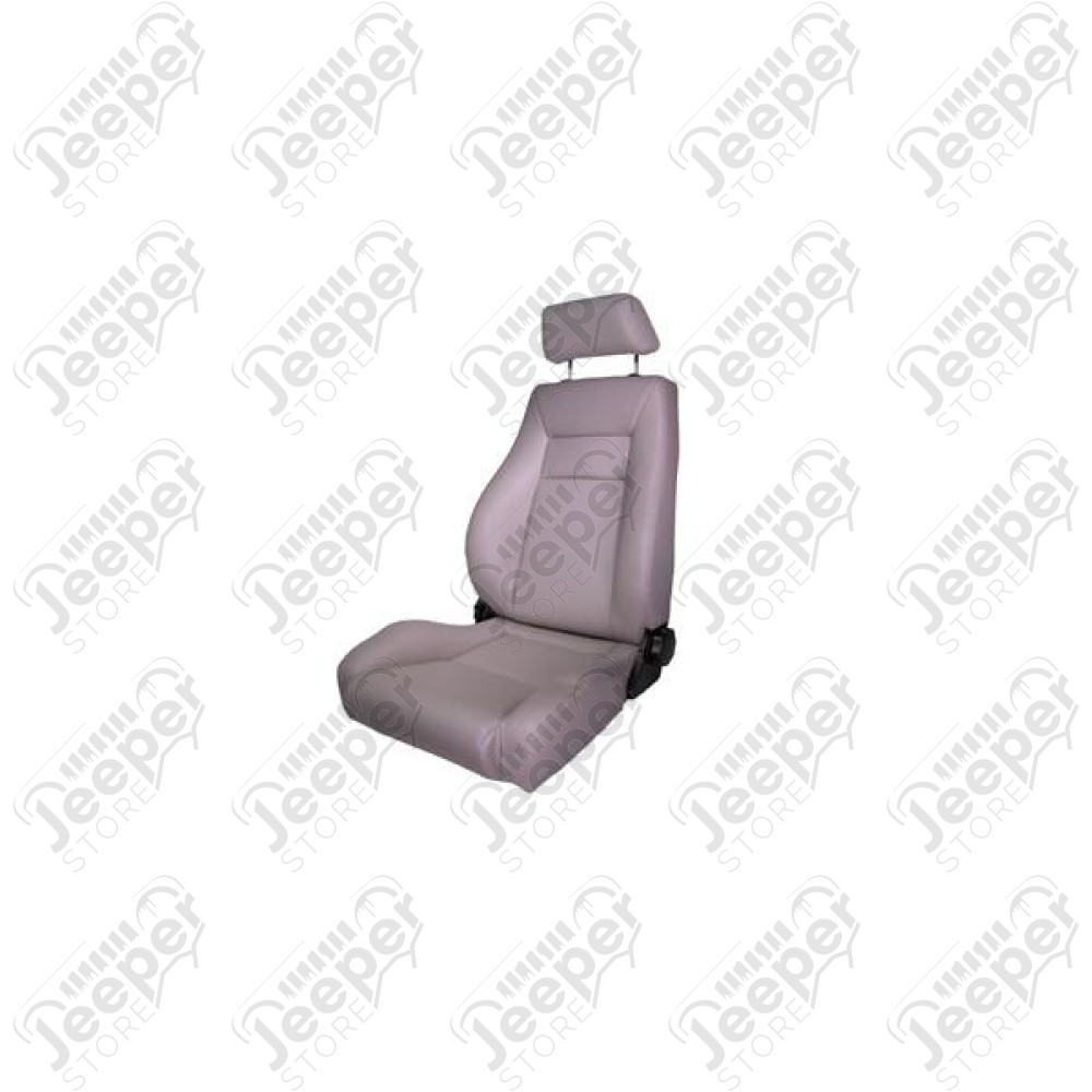 Ultra Seat, Front, Reclinable, Gray; 76-02 Jeep CJ/Wrangler YJ/TJ