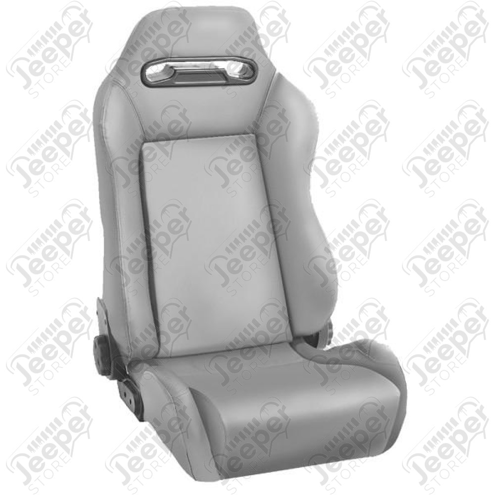 Sport Seat, Front, Reclinable, Gray; 76-02 Jeep CJ/Wrangler YJ/TJ