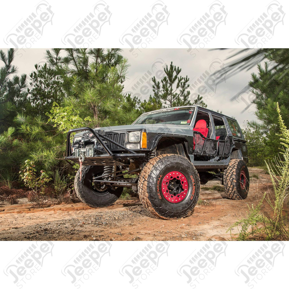Siège Racing XHD Offroad couleur rouge et noir pour Jeep CJ7, CJ8, Wrangler YJ, TJ - 13406.53 / OM-13406.53