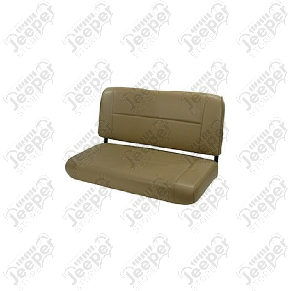 Seat, Rear, Fixed, Nutmeg; 55-95 Jeep CJ/Wrangler YJ