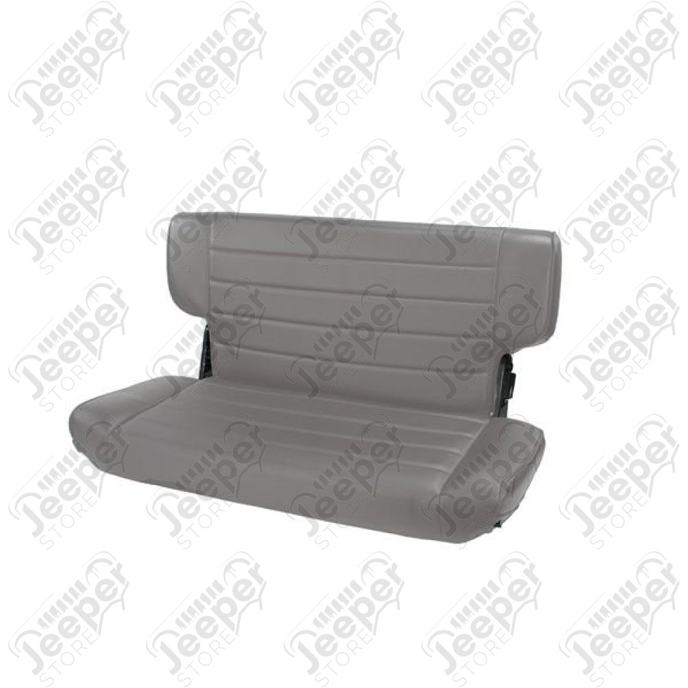 Seat, Rear, Fold/Tumble, Gray; 97-02 Jeep Wrangler TJ