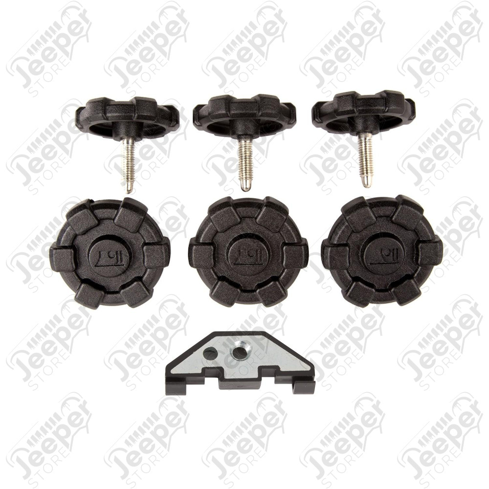 Elite Hard Top Quick Removal Kit, w/Clips; 07-18 Wrangler JK, 2 Door