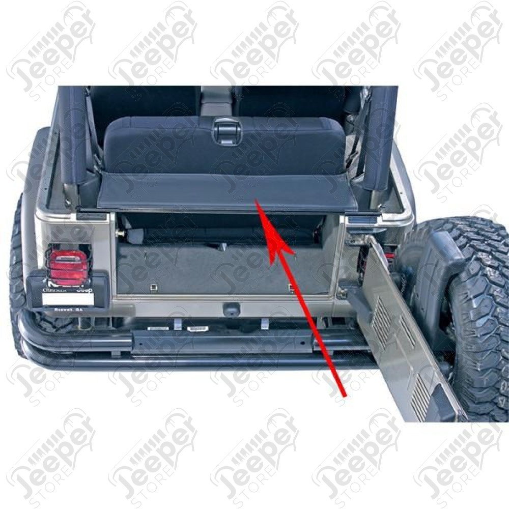 Tailgate Bar, Factory Replacement; 87-06 Jeep Wrangler YJ/TJ/LJ