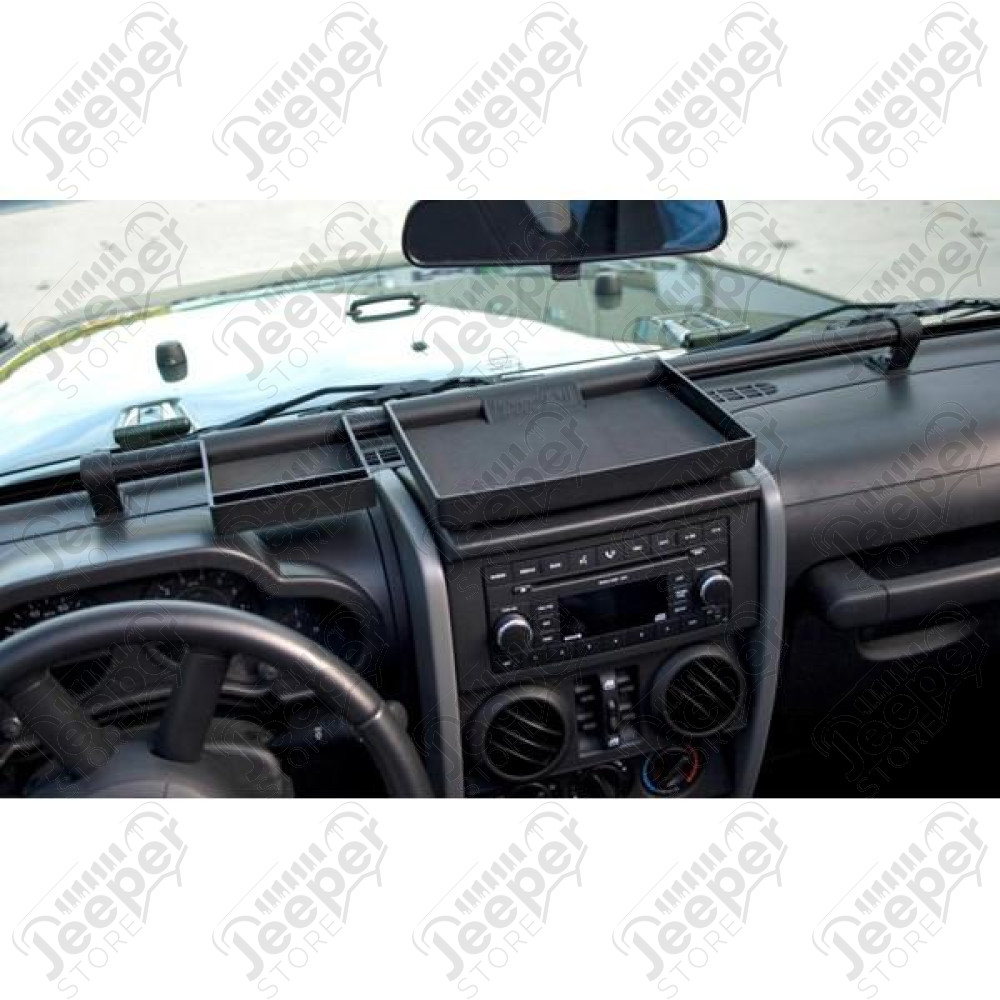 Dash Organizer Tray; 07-10 Jeep Wrangler JK