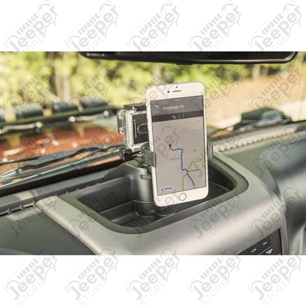 Dash Multi-Mount Phone Kit 11-18 Jeep Wrangler JK