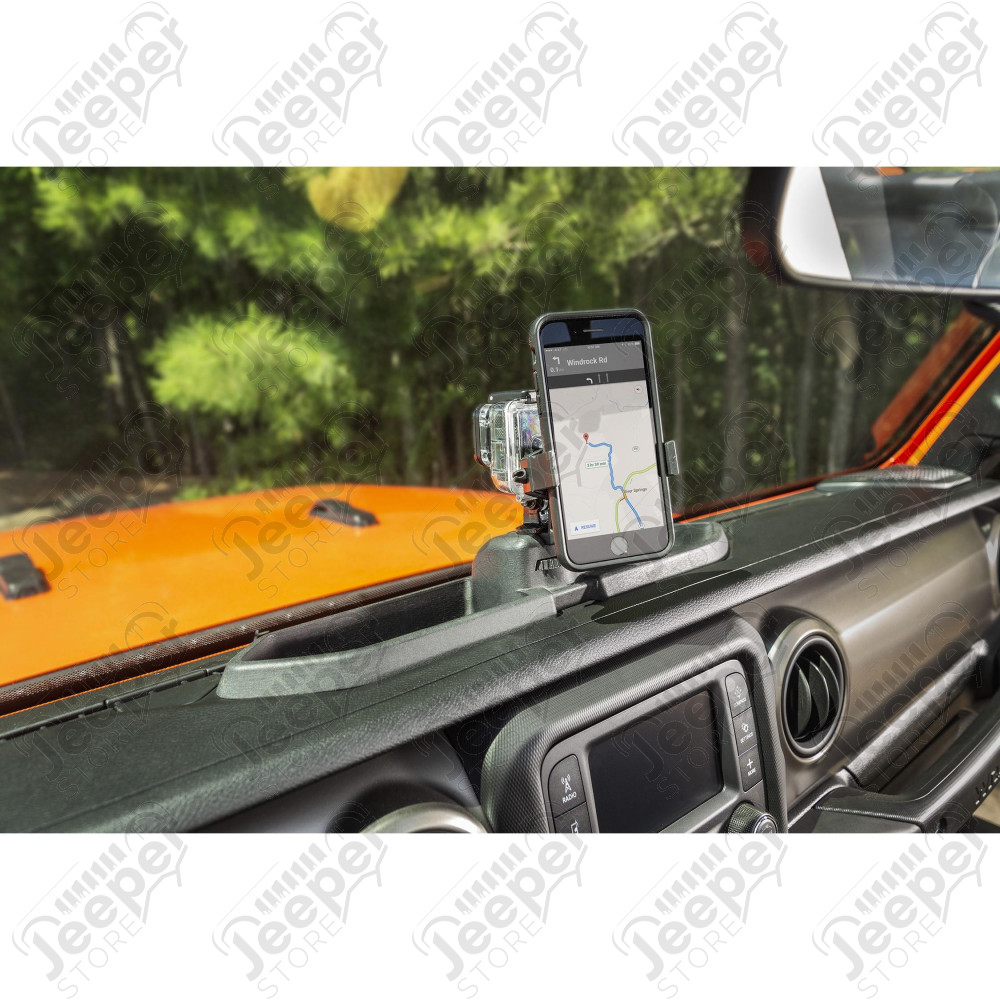 Dash Multi-Mount, w/Phone Holder 18-20 Jeep JL/JT