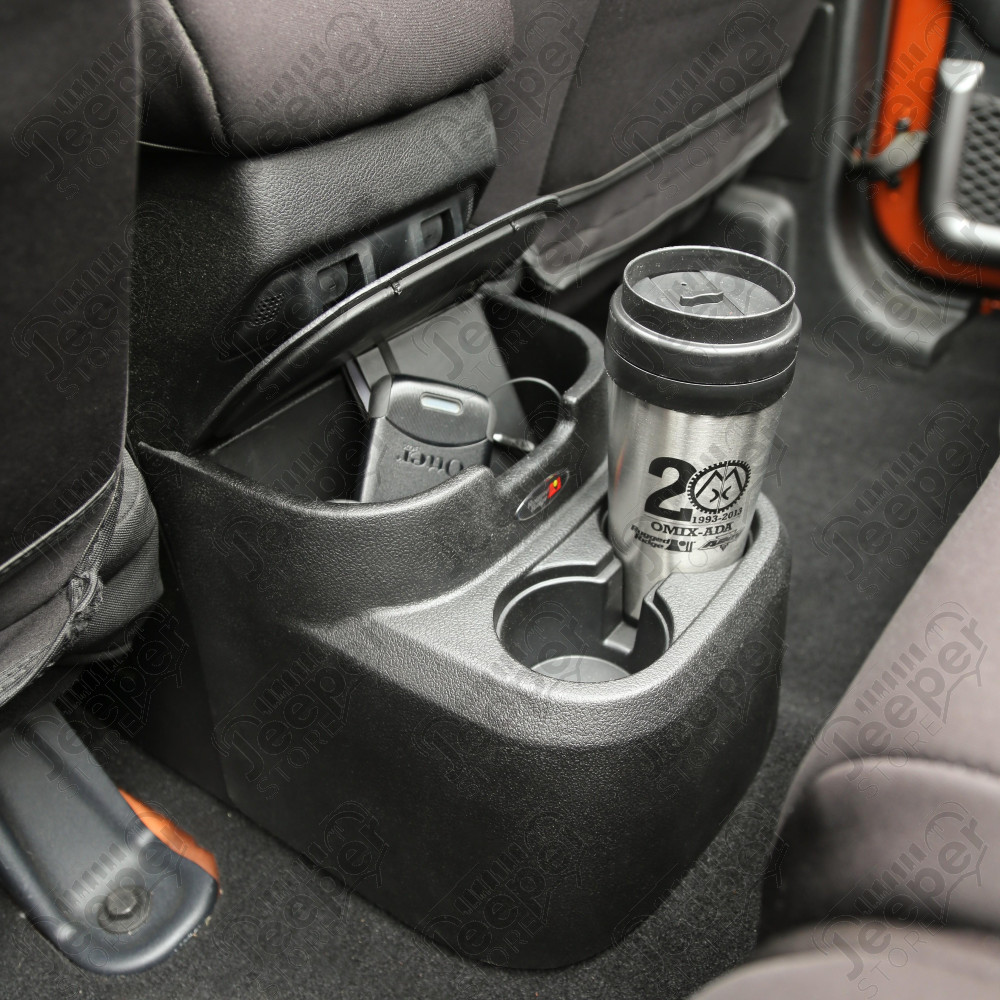 Organizer, Rear, Seat Mounted, Black 11-18 Jeep Wrangler JKU, 4 Door
